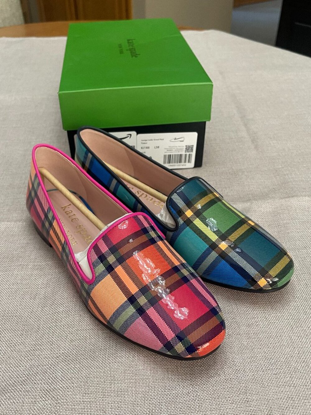 Kate Spade Lounge Loafer Grand Plaid - Size 9.5